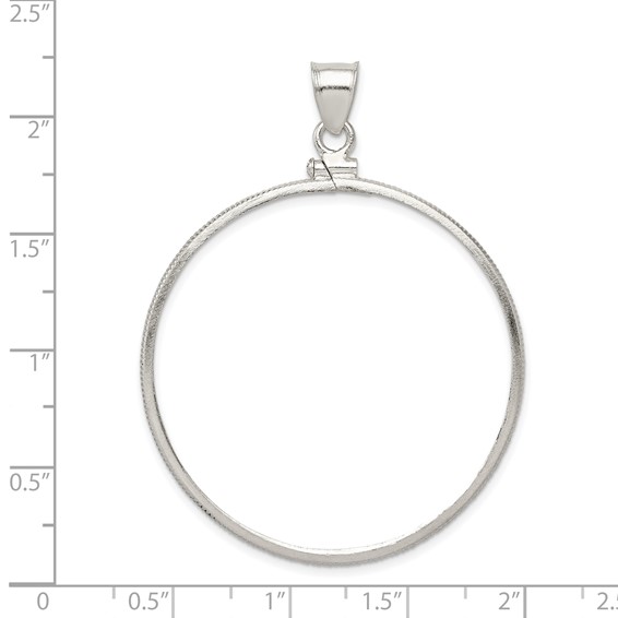 Sterling Silver Coin Bezel Pendants