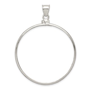 Sterling Silver Coin Bezel Pendants
