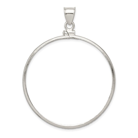 Sterling Silver Coin Bezel Pendants