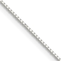 Sterling Silver.8mm 8 Sided Box Chain view 1