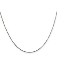 Sterling Silver 1mm 8 Sided Box Chain view 2