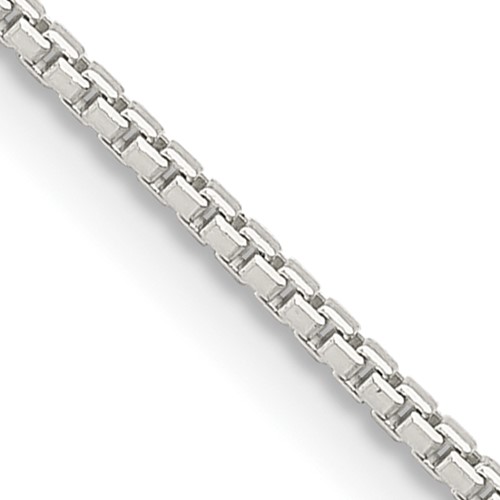 Sterling Silver 1.25mm 8 Sided Box Chain
