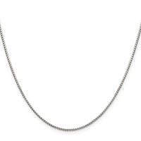 Sterling Silver 1.35mm 8 Sided Box Chain view 2