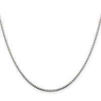 Sterling Silver 1.5mm 8 Sided Box Chain view 2