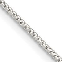 Sterling Silver 1.5mm 8 Sided Box Chain view 1
