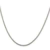 Sterling Silver 1.7mm 8 Sided Box Chain view 2