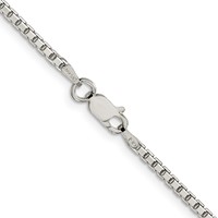 Sterling Silver 2mm 8 Sided Box Chain view 3