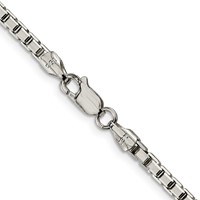 Sterling Silver 2.9mm 8 Sided Box Chain view 3
