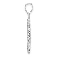 Wideband Distinguished Coin Jewelry Sterling Silver Polished Rope 18 X 1.2mm $0.10 Screw Top Coin Bezel Pendant view 2