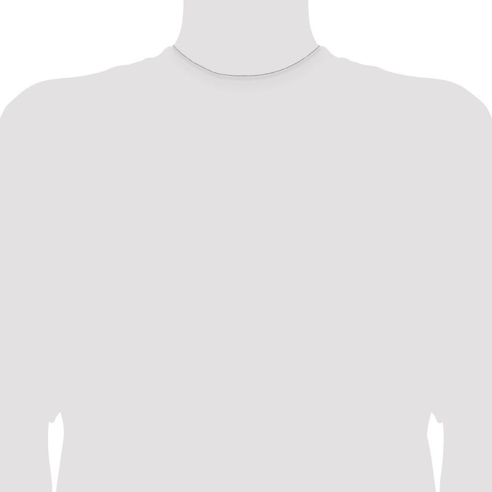 Sterling Silver .6mm Box Chain (QBX012-14)