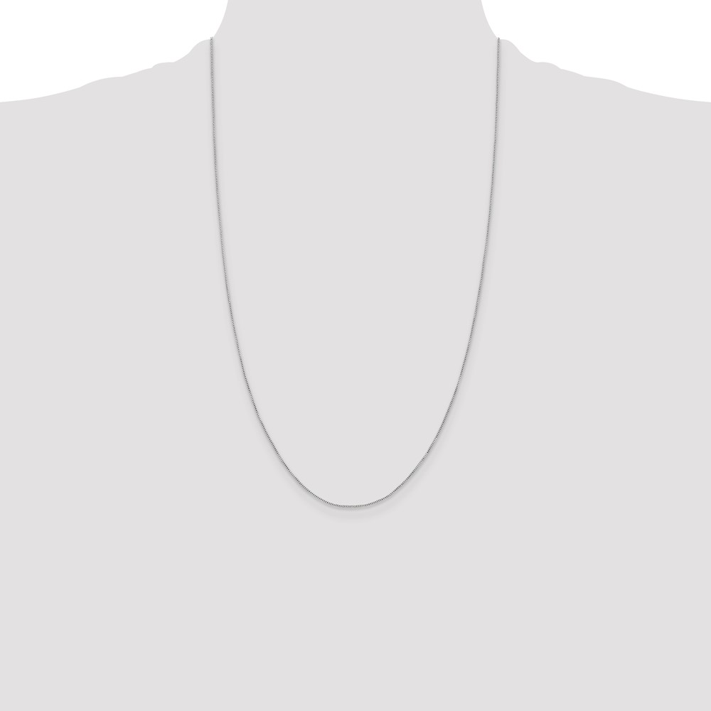 Sterling Silver .6mm Box Chain (QBX012-26)
