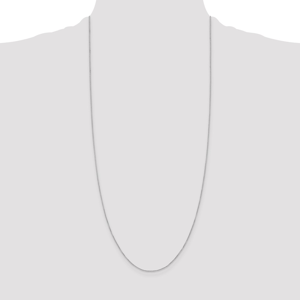 Sterling Silver .6mm Box Chain (QBX012-30)