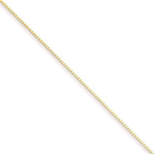 Gold-plated Sterling Silver .9mm Box Chain