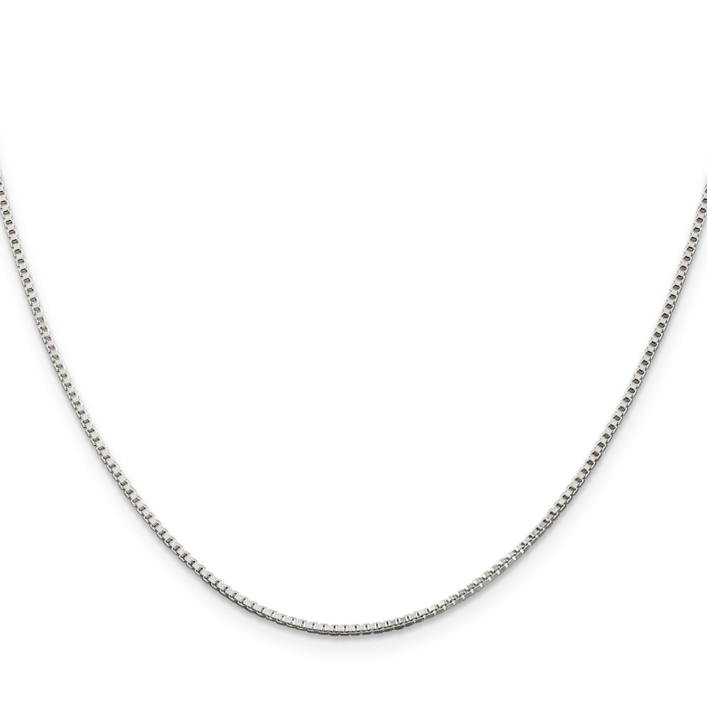 Sterling Silver 1.25mm Box Chain (QBX024-36)