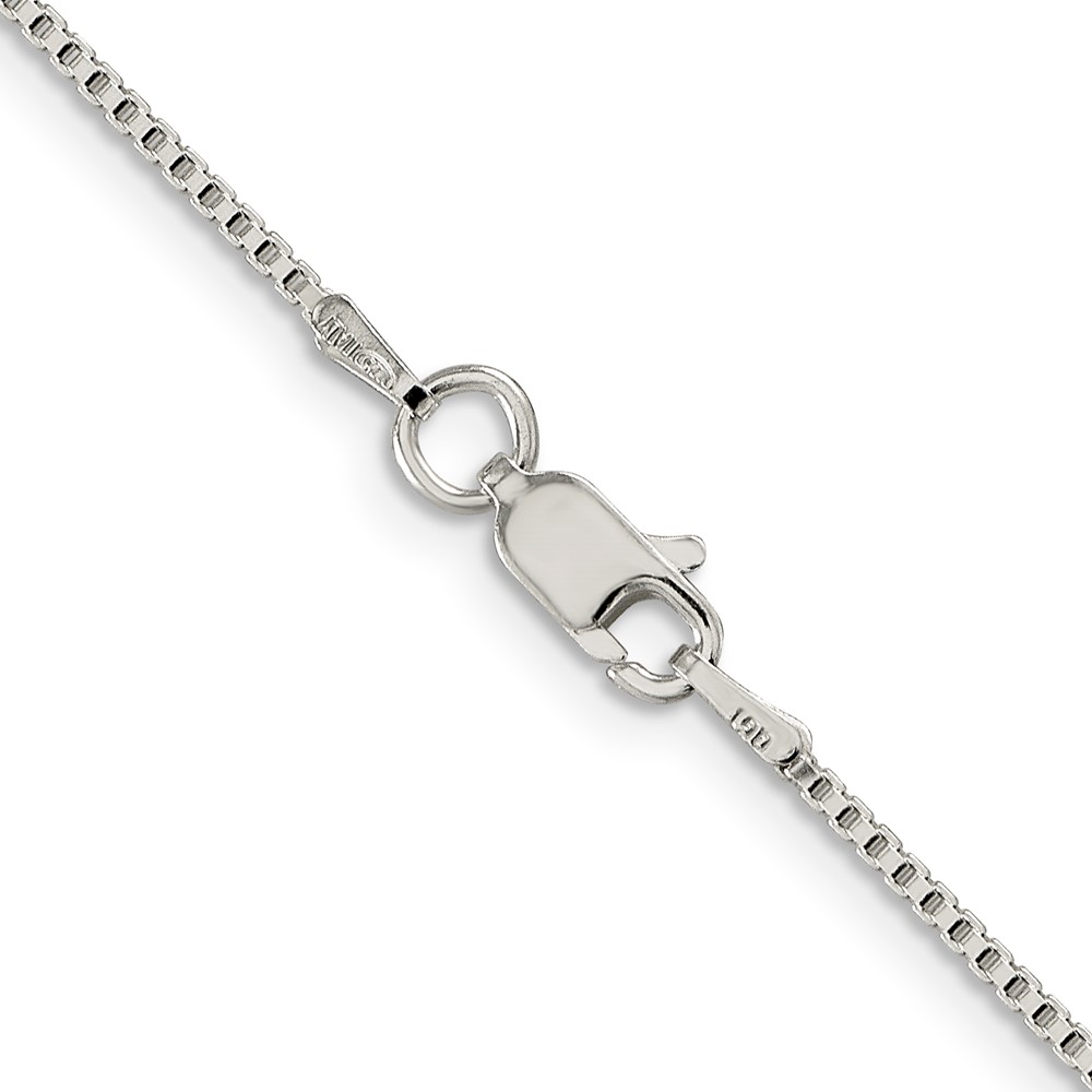 Sterling Silver 1.25mm Box Chain (QBX024-36)