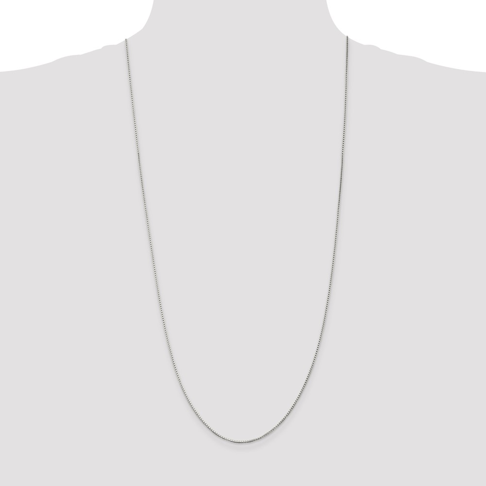 Sterling Silver 1.25mm Box Chain (QBX024-30)