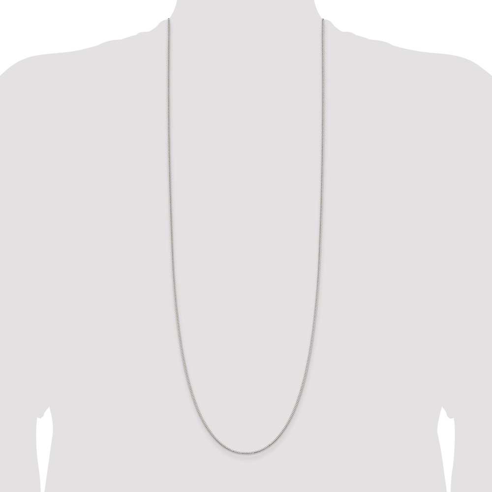 Sterling Silver 1.25mm Box Chain (QBX024-36)
