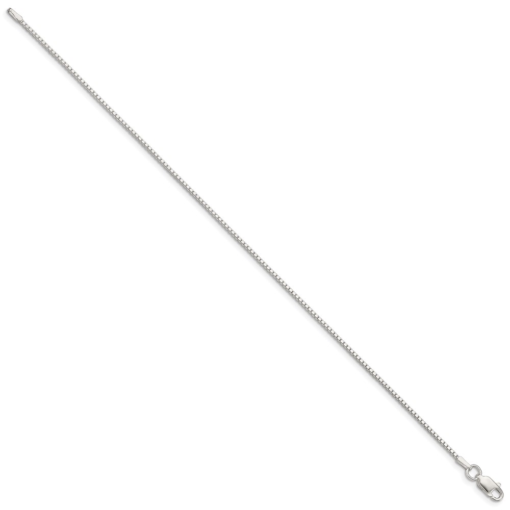 Sterling Silver 1.25mm Box Chain (QBX024-7)