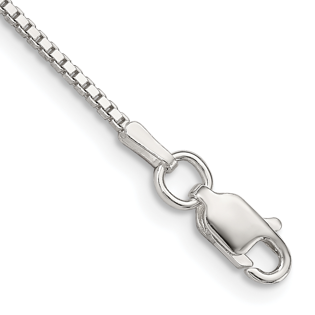 Sterling Silver 1.25mm Box Chain (QBX024-7)