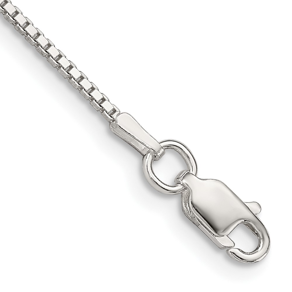 Sterling Silver 1.25mm Box Chain (QBX024-7)
