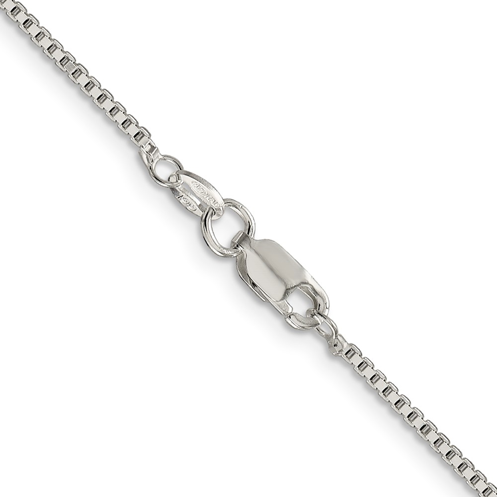 Sterling Silver 1.4mm Box Chain (QBX026-24)