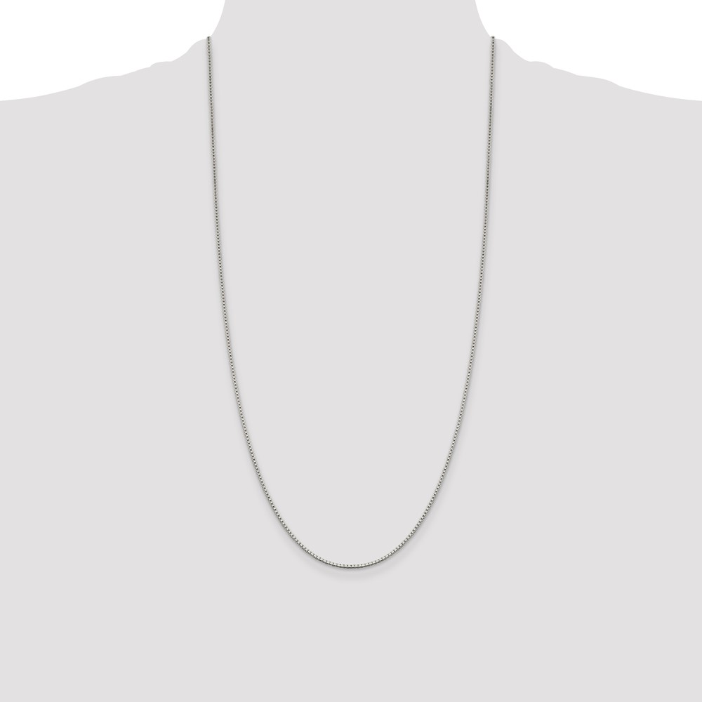 Sterling Silver 1.4mm Box Chain (QBX026-28)