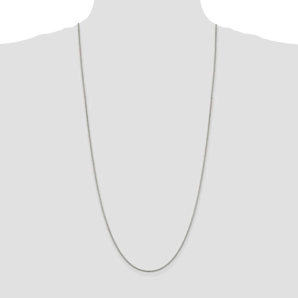 Sterling Silver 1.4mm Box Chain (QBX026-30)