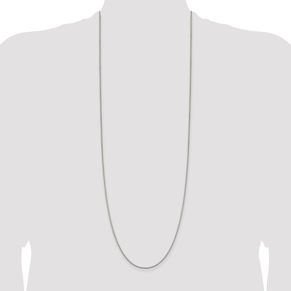 Sterling Silver 1.4mm Box Chain (QBX026-36)