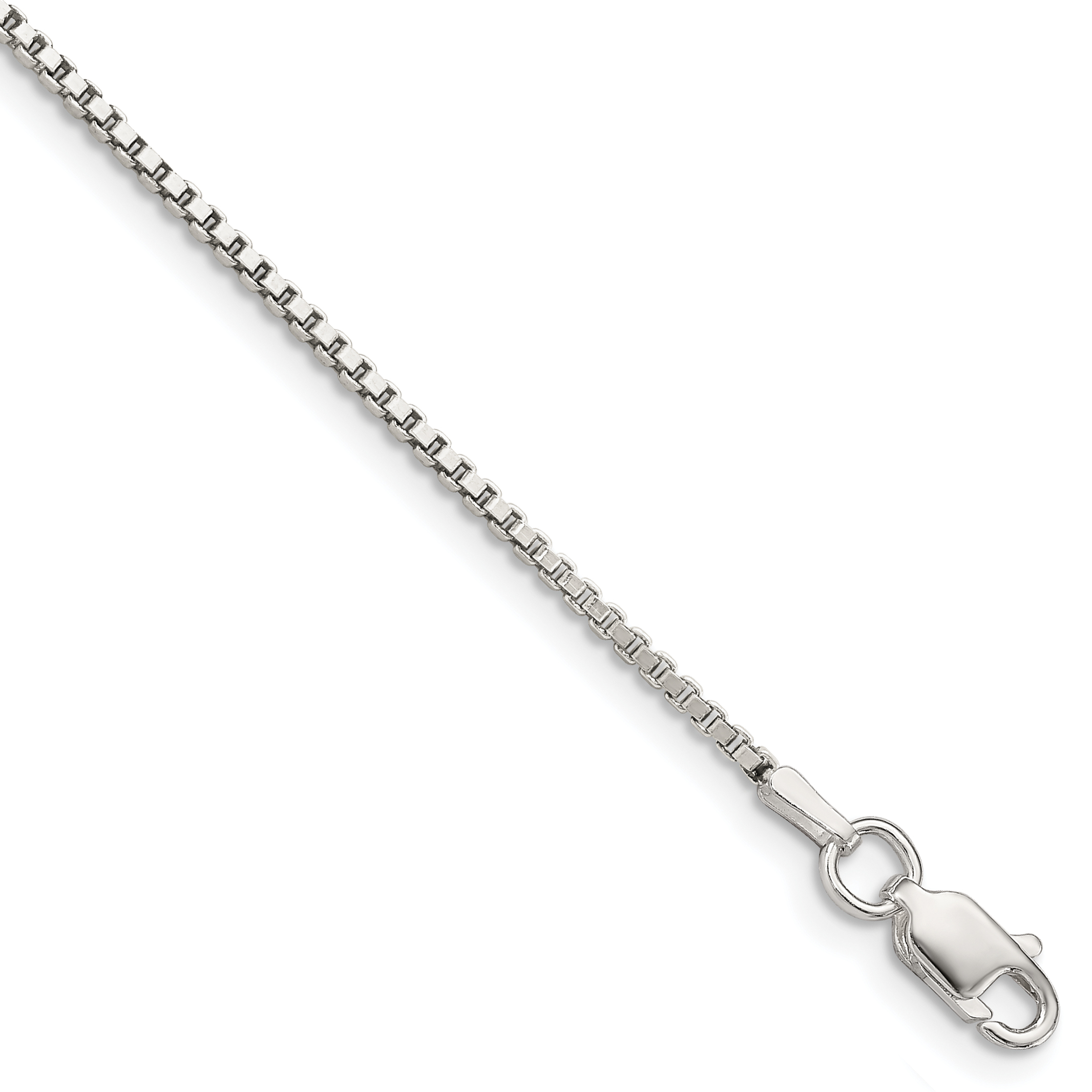 Sterling Silver 1.4mm Box Chain (QBX026-7)
