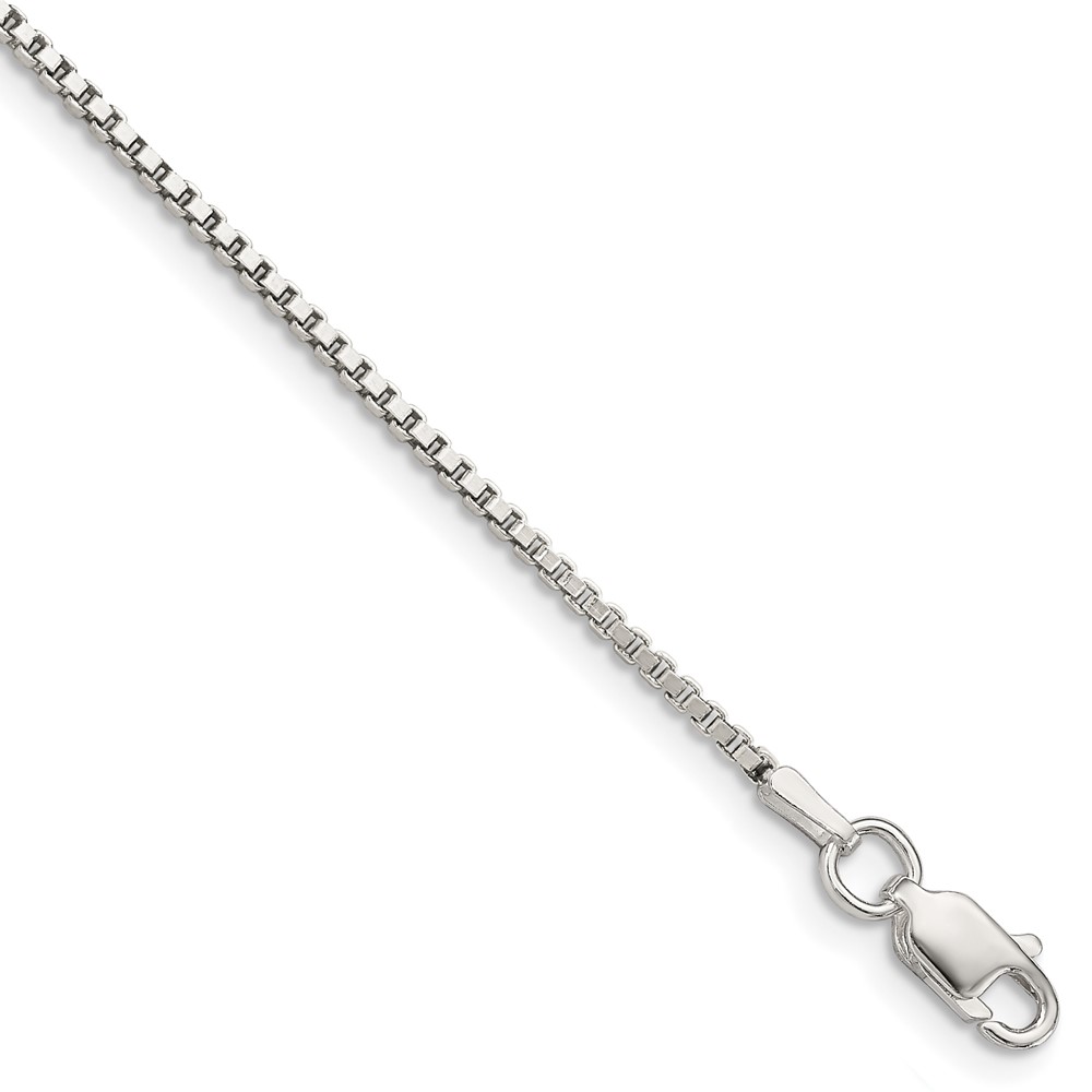 Sterling Silver 1.4mm Box Chain (QBX026-7)