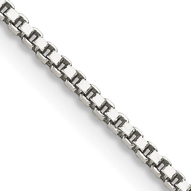 Sterling Silver 1.4mm Box Chain (QBX026-16)