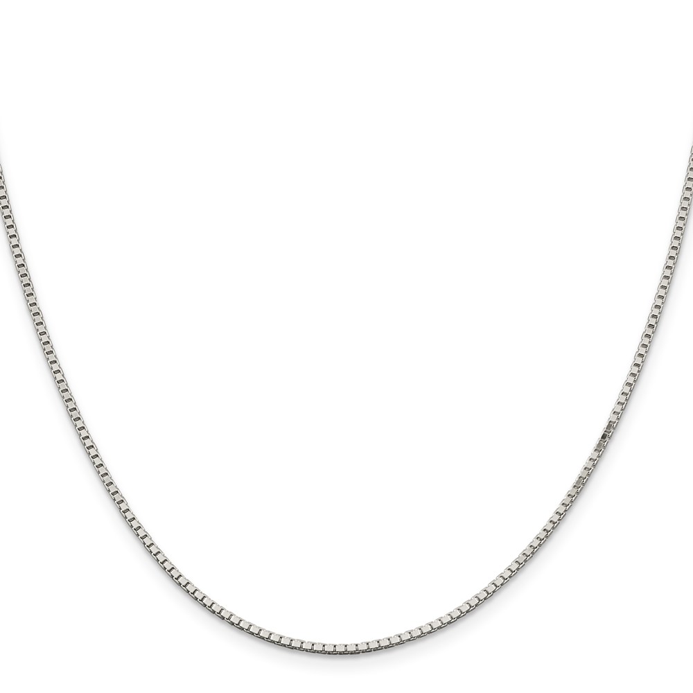Sterling Silver 1.5mm Box Chain (QBX028-28)