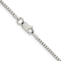 Sterling Silver 1.5mm Box Chain view 3