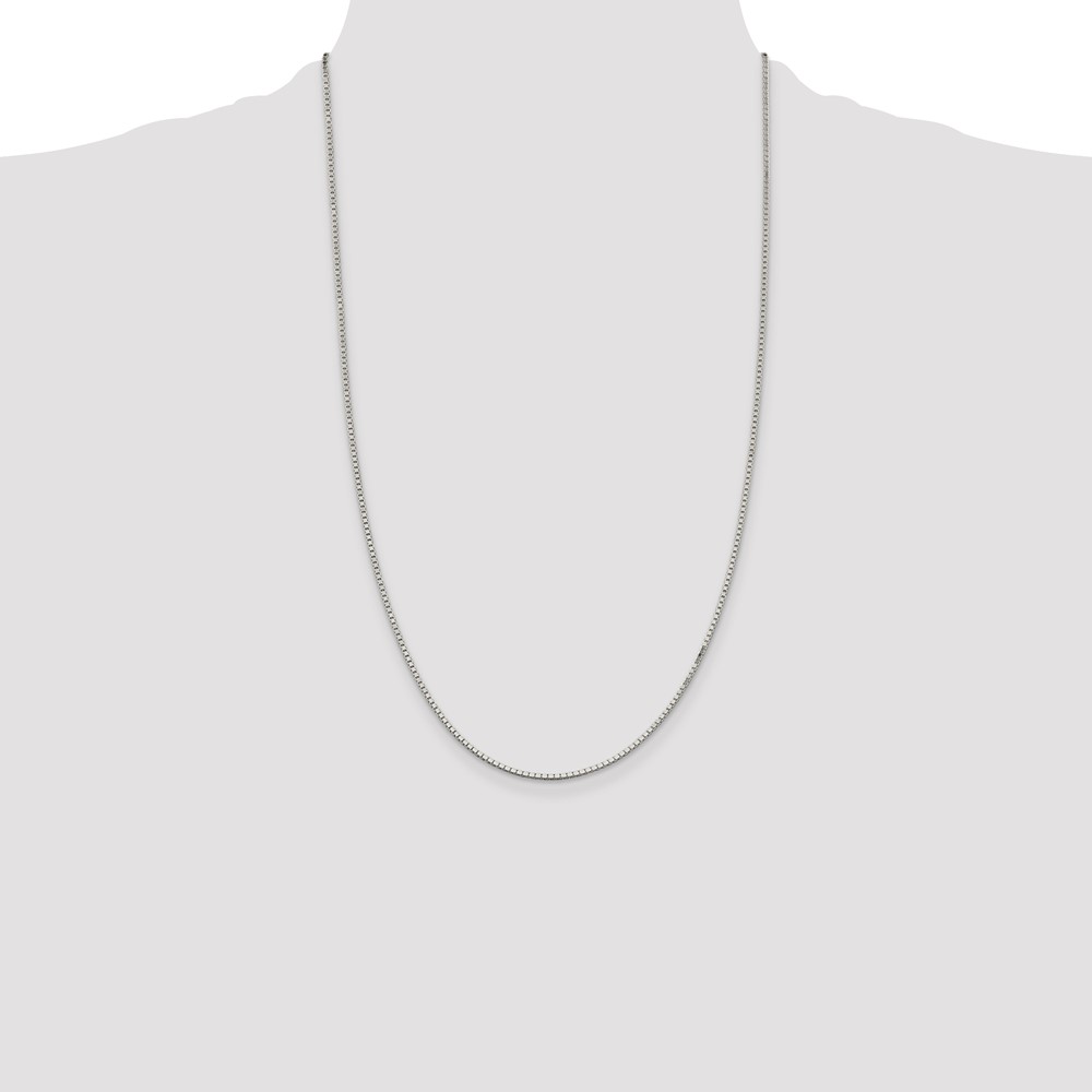 Sterling Silver 1.5mm Box Chain (QBX028-26)