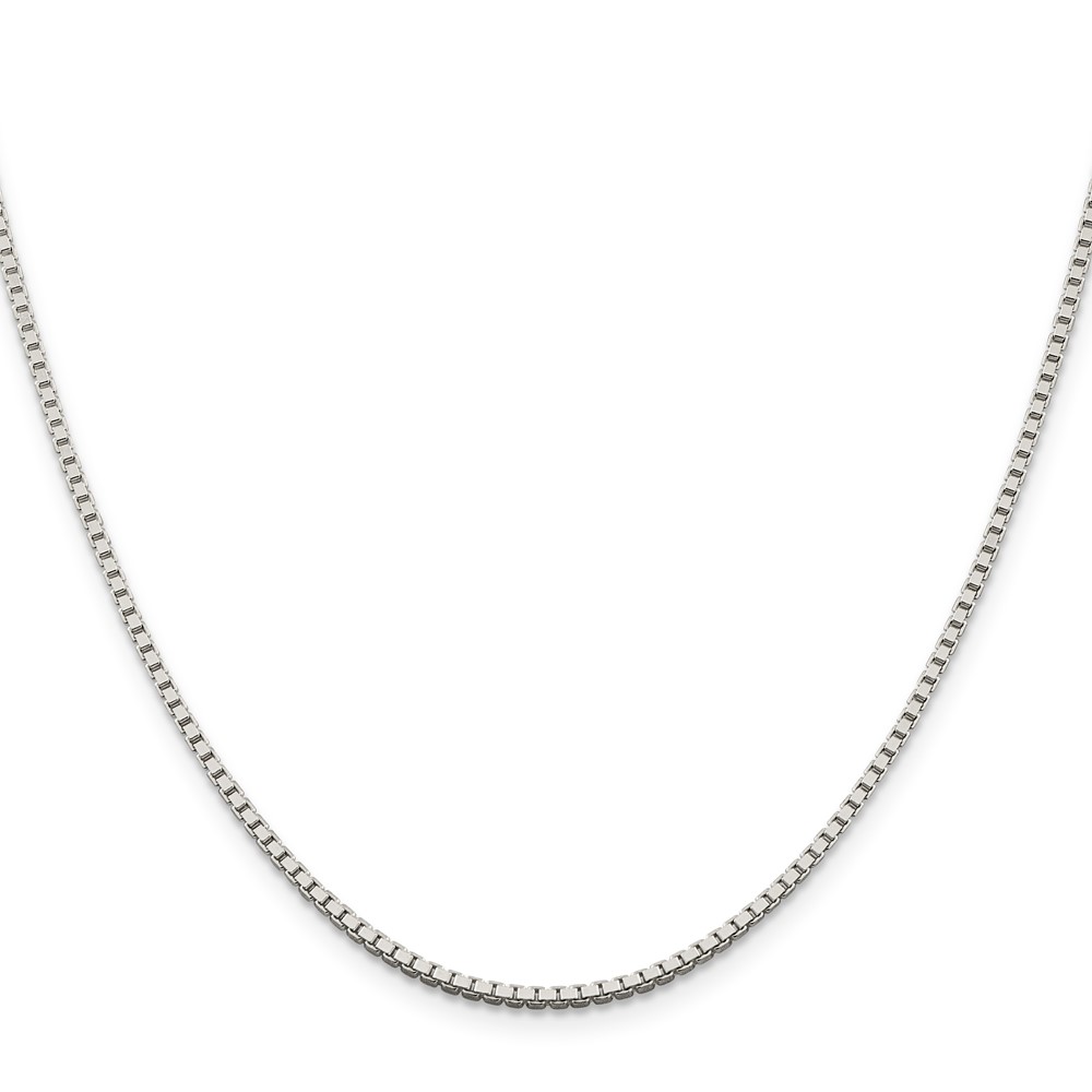 Sterling Silver 1.75mm Box Chain (QBX035-20)
