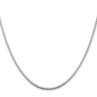 Sterling Silver 1.75mm Box Chain view 2