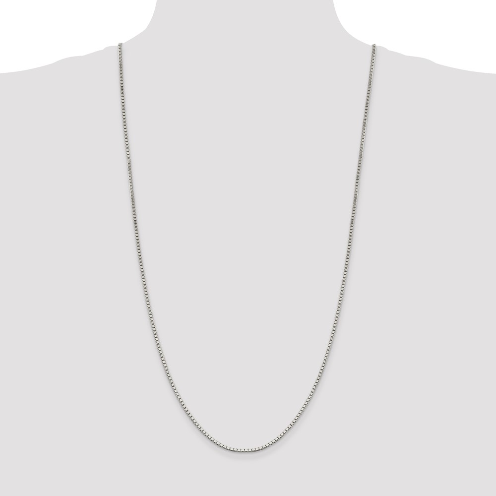 Sterling Silver 1.9mm Box Chain (QBX037-30)