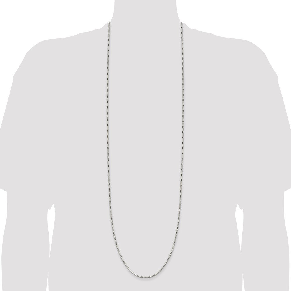 Sterling Silver 1.9mm Box Chain (QBX037-42)