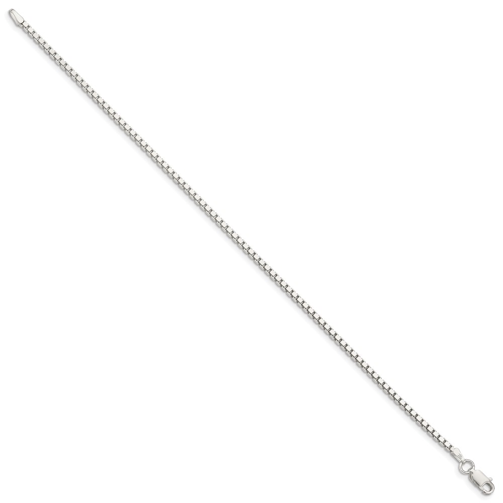 Sterling Silver 1.9mm Box Chain (QBX037-7)