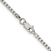 Sterling Silver 2mm Box Chain view 3