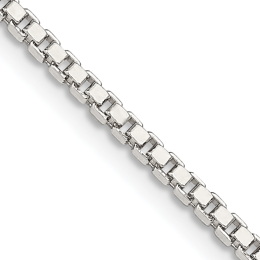 Sterling Silver 2mm Box Chain (QBX040-16)