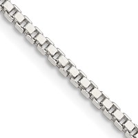 Sterling Silver 2mm Box Chain view 1