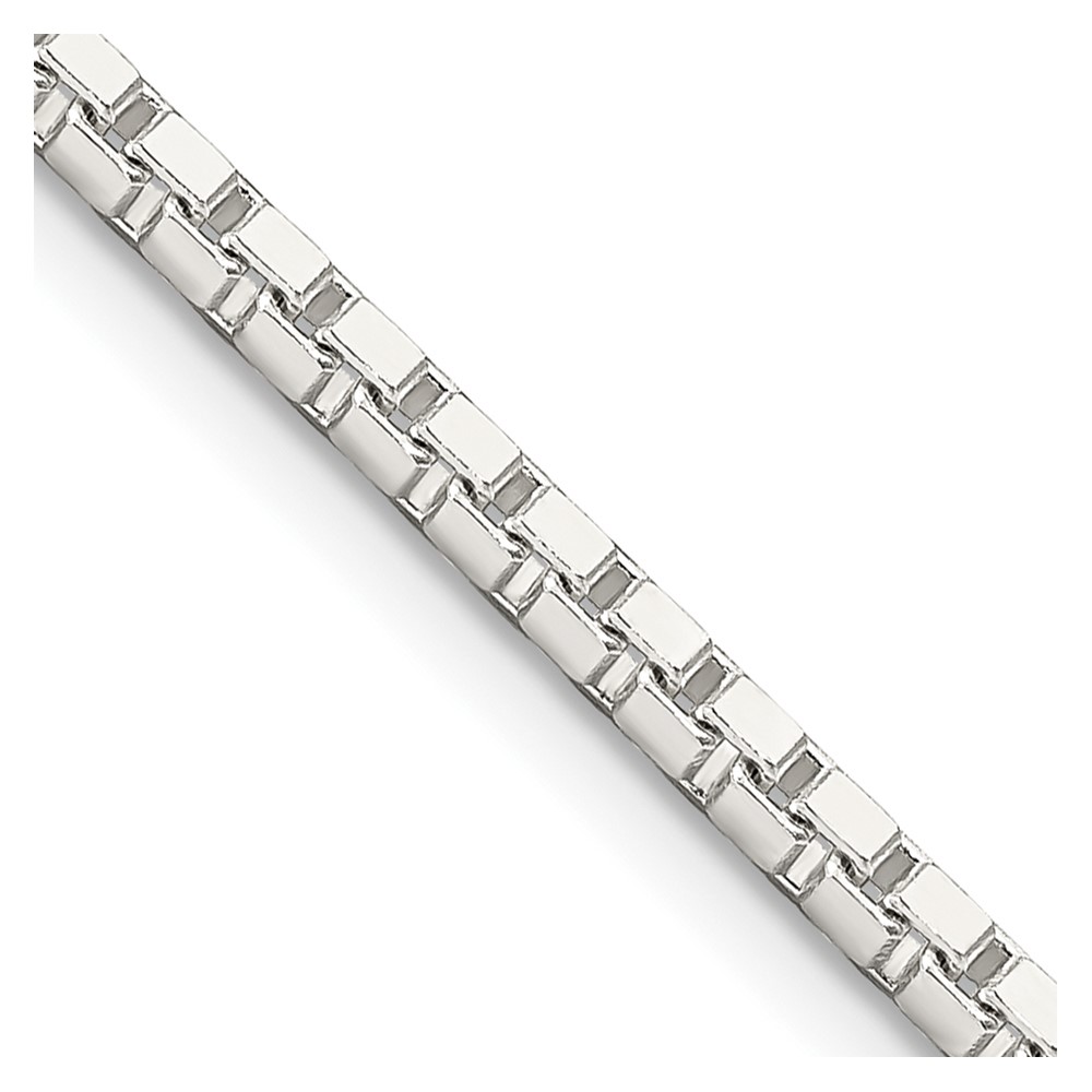 Sterling Silver 2.5mm Box Chain (QBX050-30)