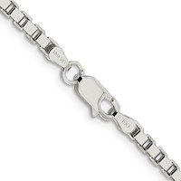 Sterling Silver 3mm Box Chain view 3