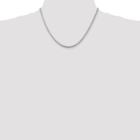 Sterling Silver 3mm Box Chain view 4