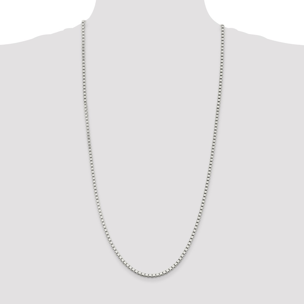 Sterling Silver 3mm Box Chain (QBX057-30)