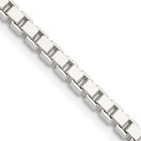 Sterling Silver 3mm Box Chain view 1