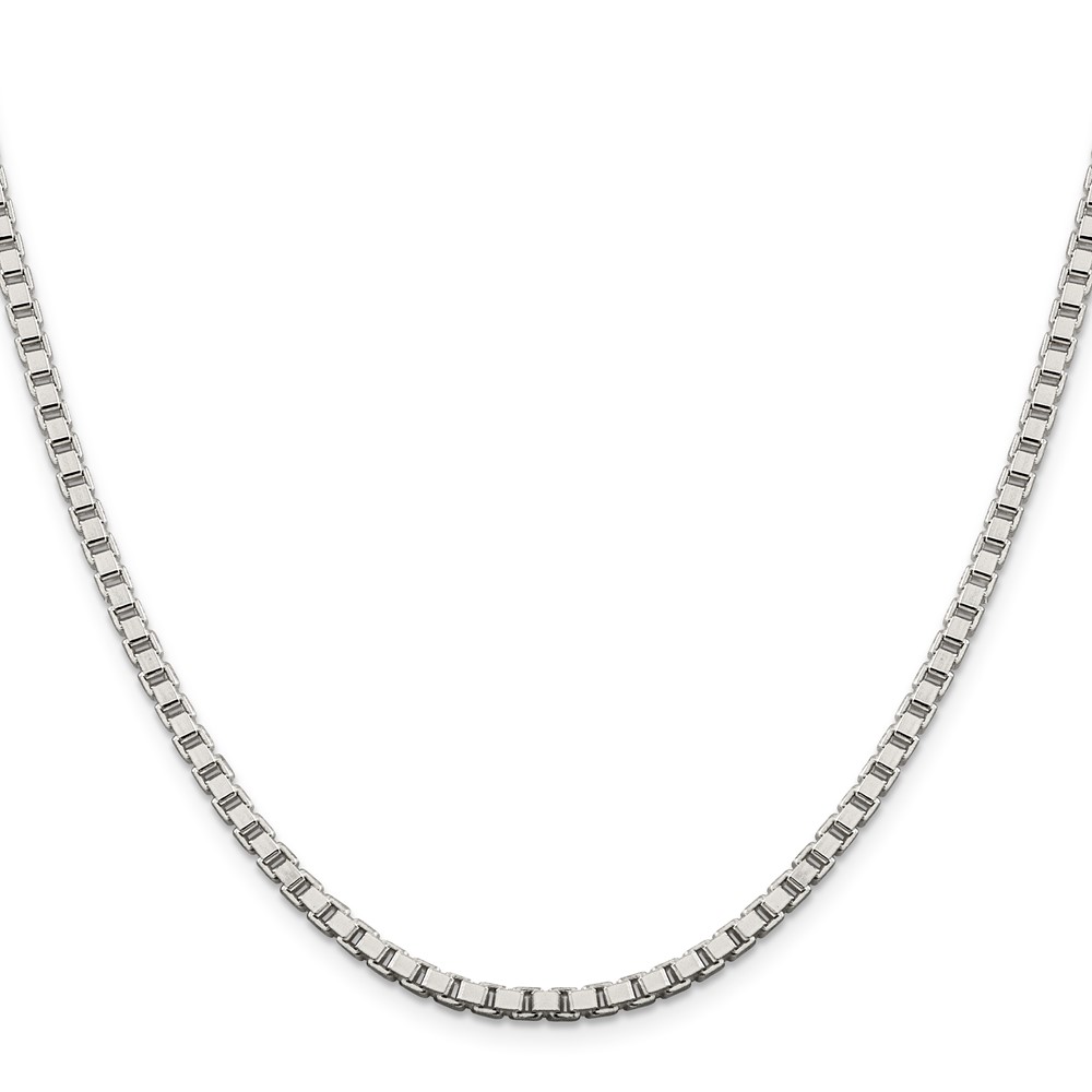Sterling Silver 3.25mm Box Chain (QBX060-30)