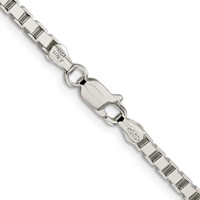 Sterling Silver 3.25mm Box Chain view 3