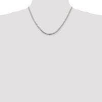 Sterling Silver 3.25mm Box Chain view 4